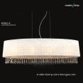 2012 modern noble fabric crystal round pendant light